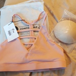 Cute sports bra-pink